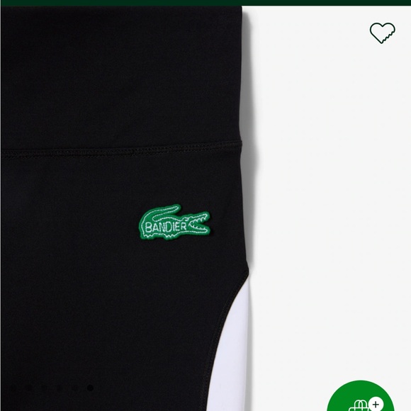 WOMEN'S LACOSTE X BANDIER ALL MOTION COLORBLOCK LEGGINGS - Picture 6 of 6